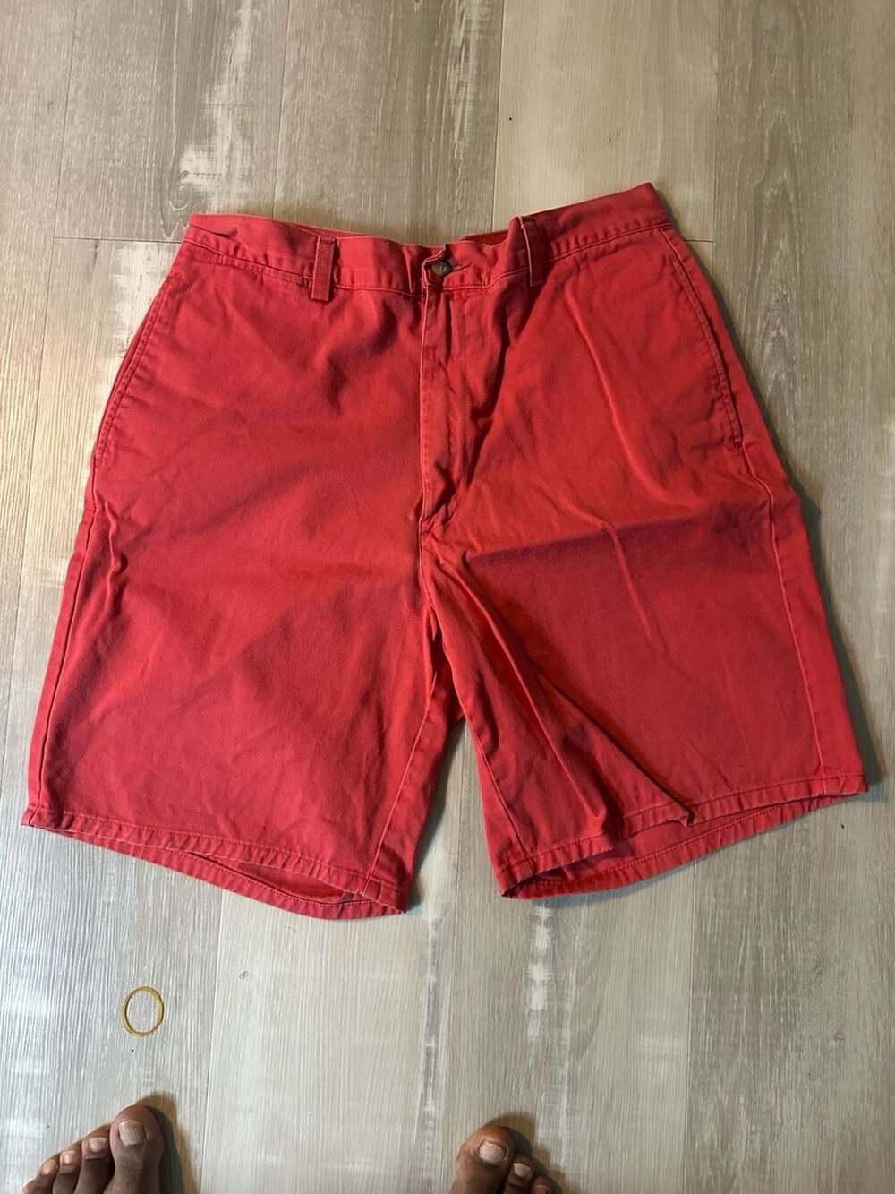 Vintage Polo by Ralph Lauren Made in USA Red Chino Shorts